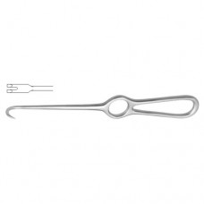 Volkmann Retractor 2 Semi Sharp Prongs Stainless Steel, 22 cm - 8 3/4"